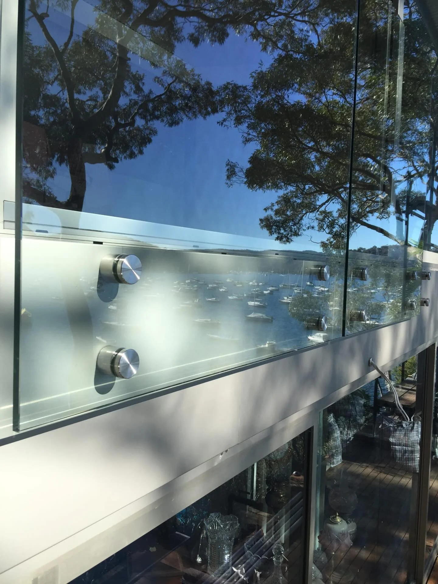 Custom made frameless balustrade