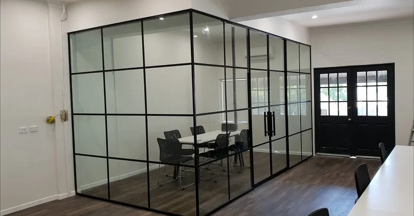 Glass boardroom