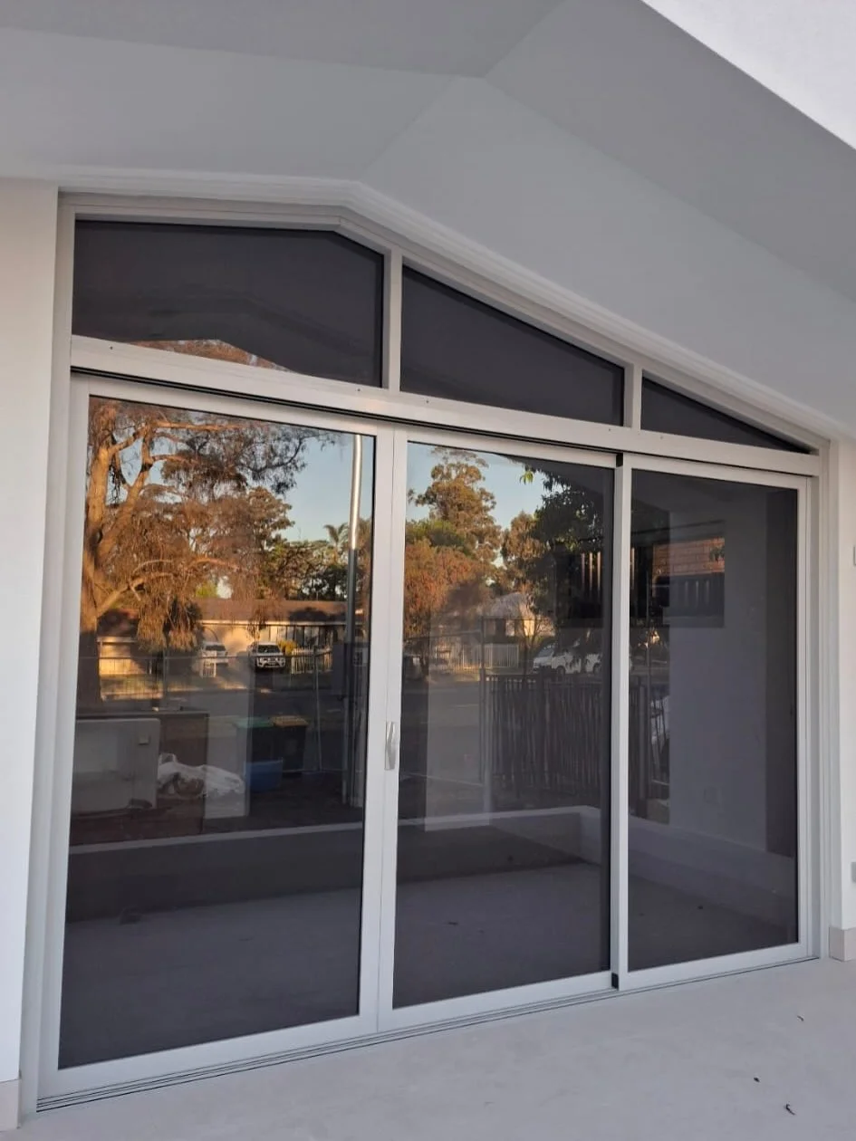 Custom made aluminium sliding door
