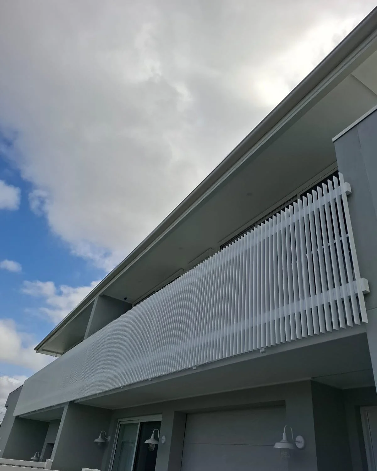 Custom made aluminium vertical fence