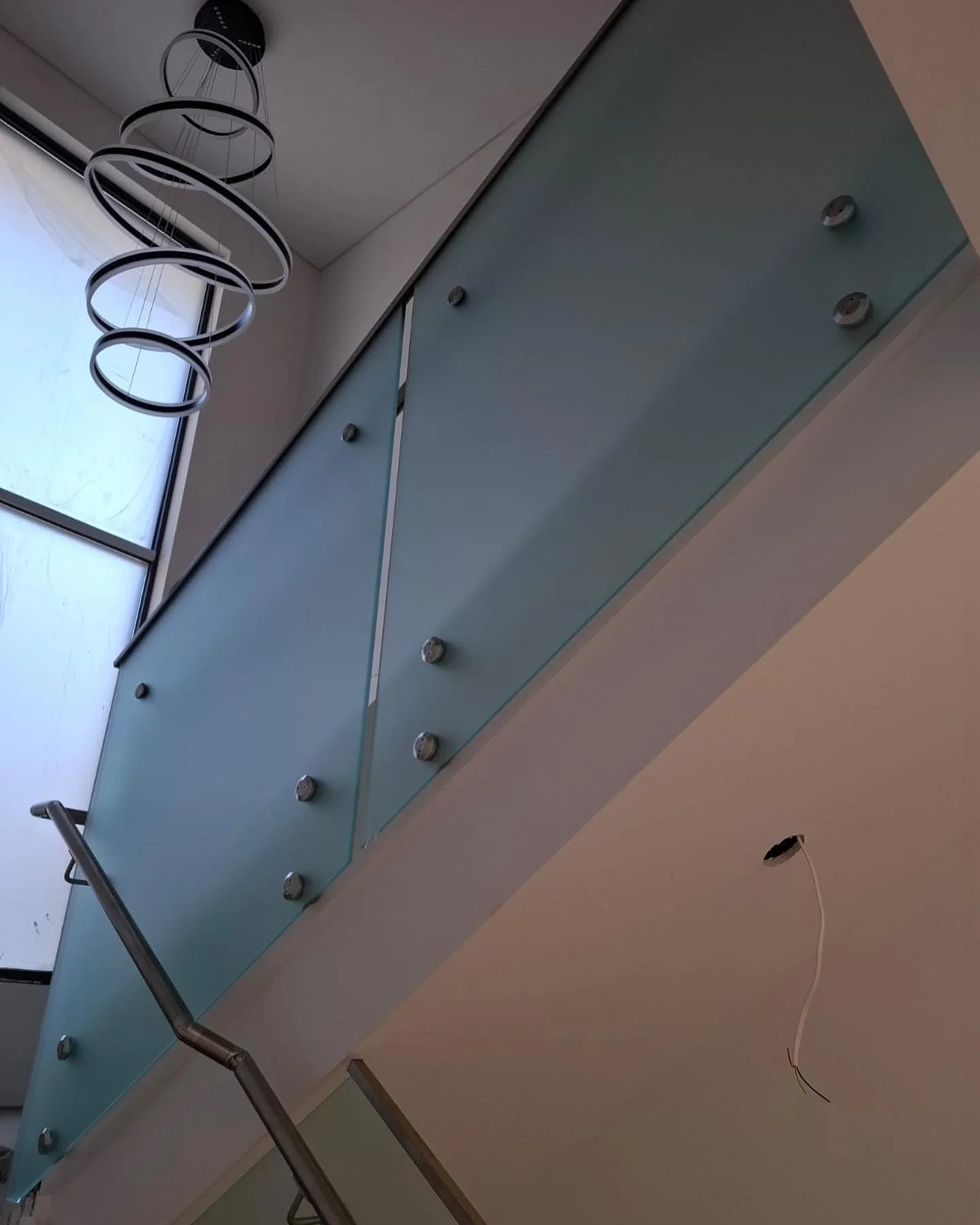 Custom made glass balustrade