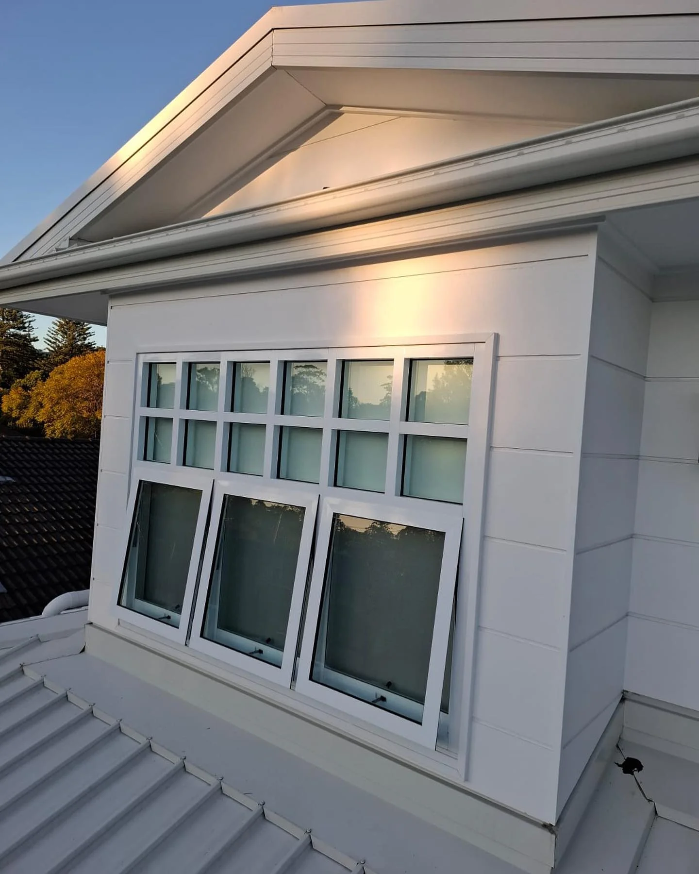 Custom made Hampton stile windows