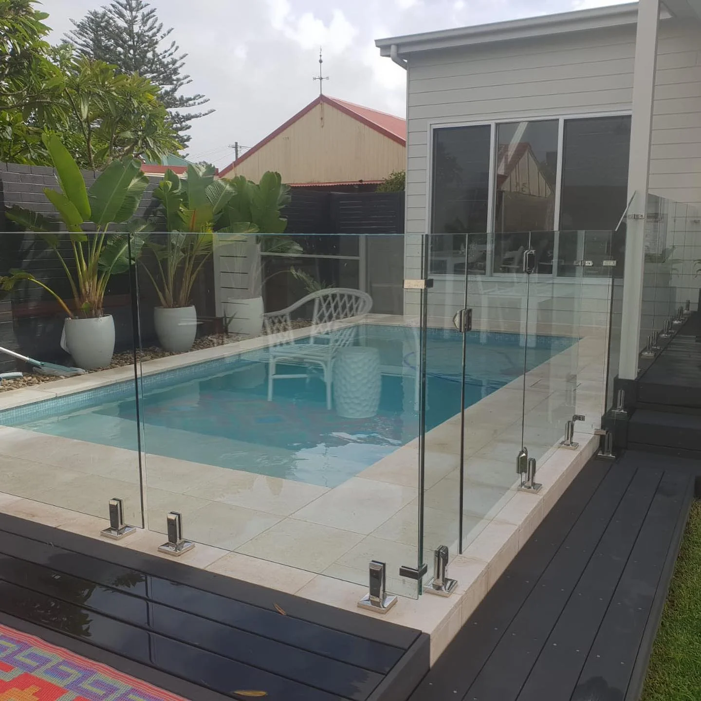 Please see another example of our work. Frameless pool fence