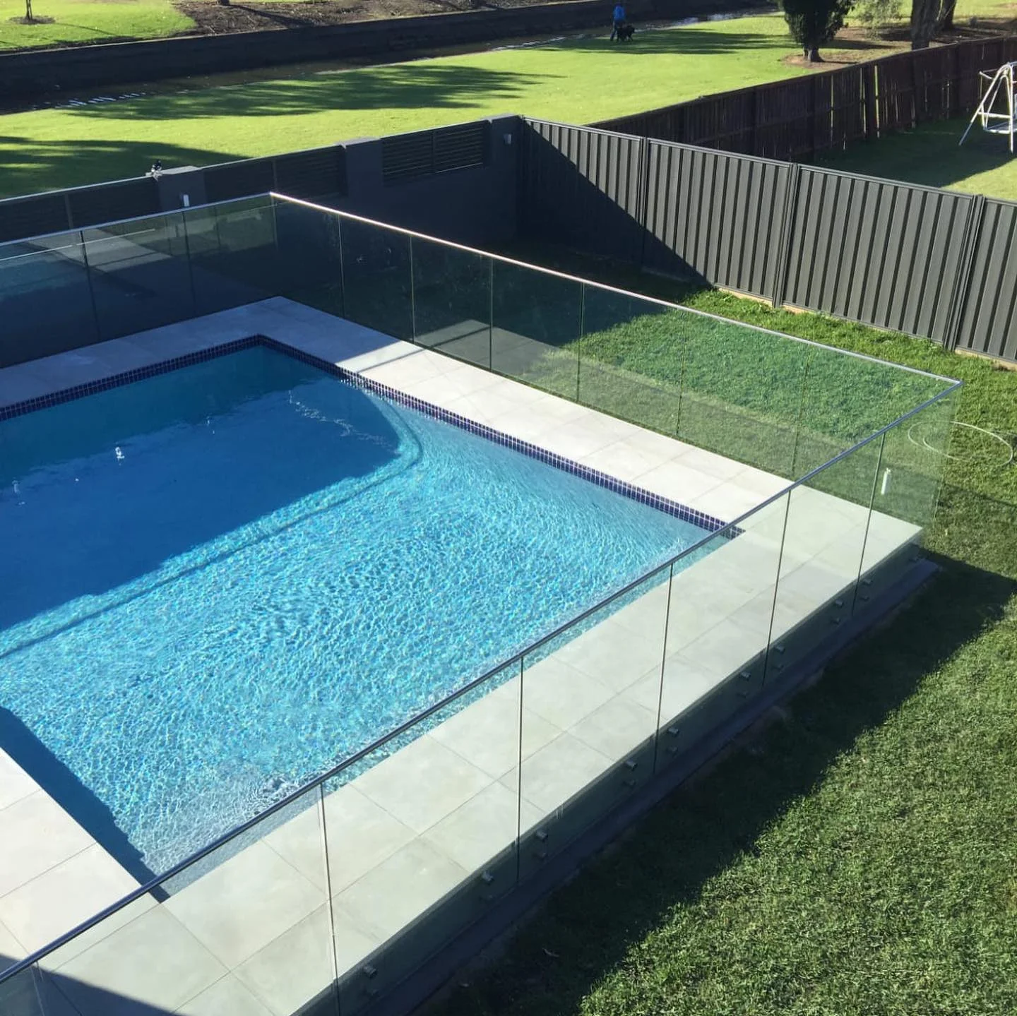 Beautiful swimming pool closure